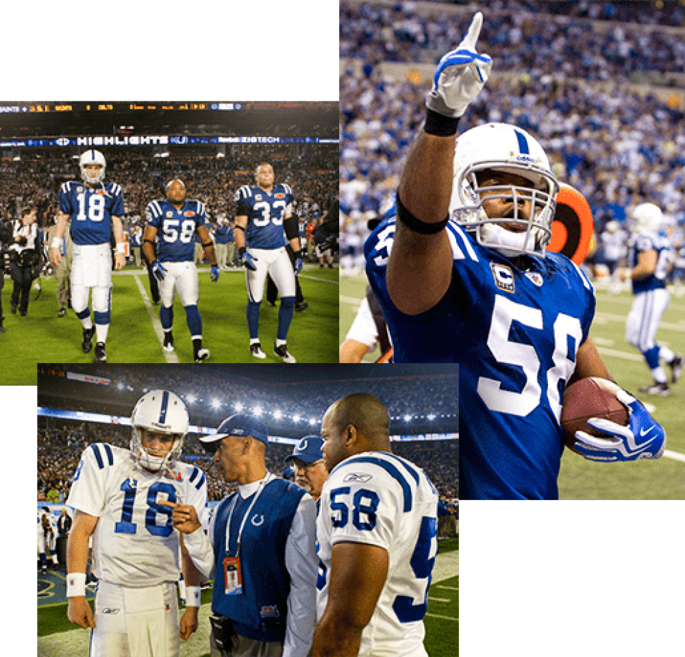 Gary Brackett 2009 Colts Highlights 