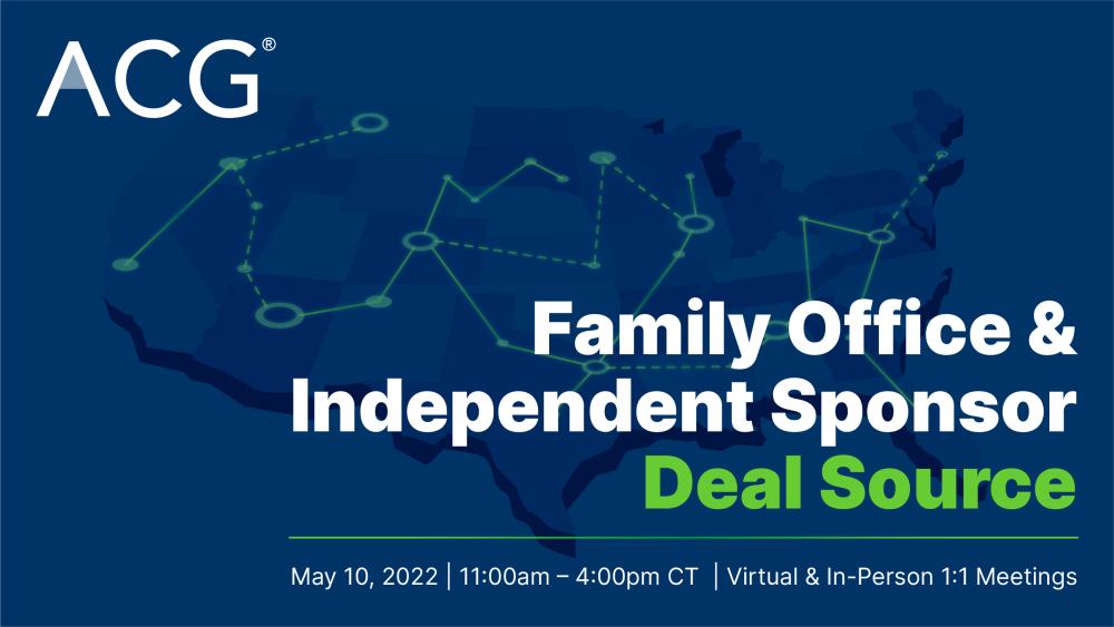 Family Office & Independent Sponsor DealSource | ACG St. Louis