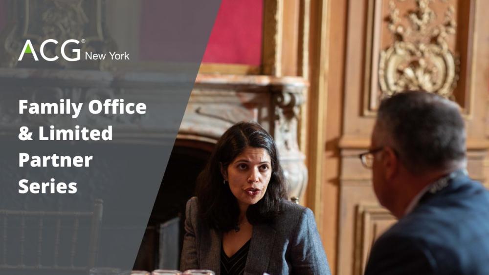 Family Office & Limited Partner Series | ACG New York