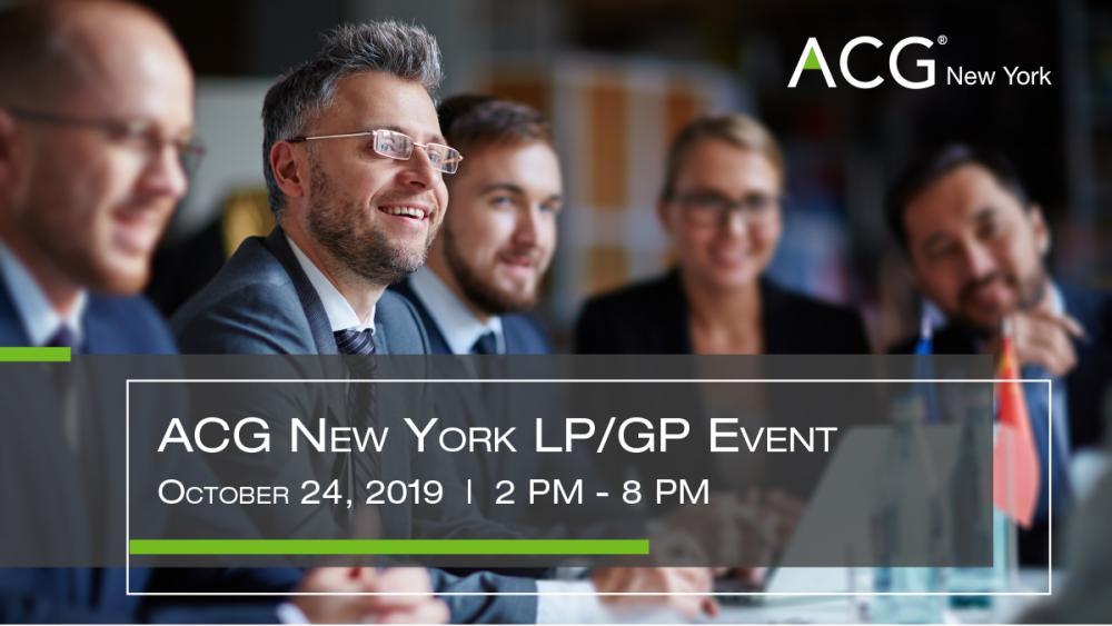 Acg New York Gp Lp Event Acg New York